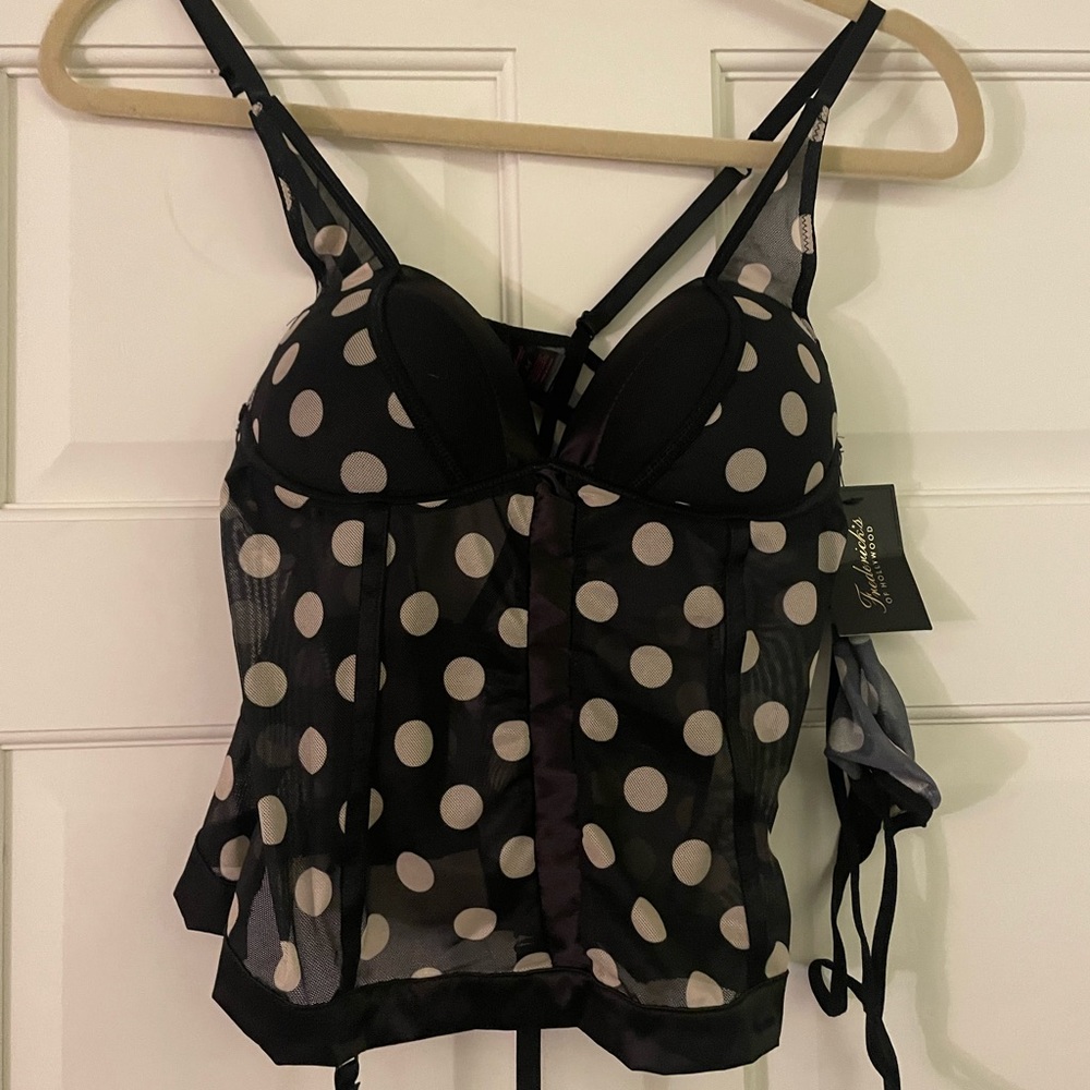 Fredrick’s of Hollywood lingerie with thong